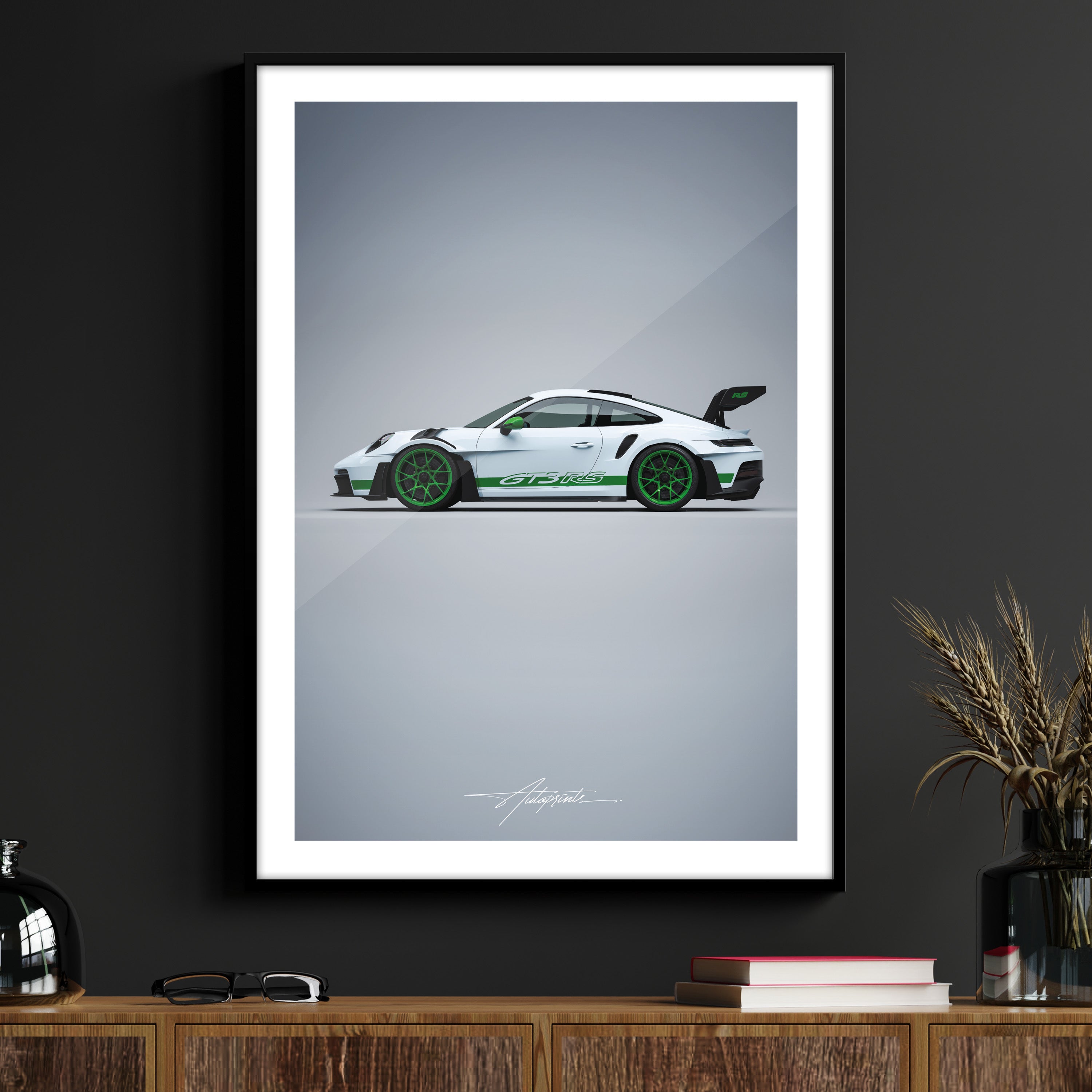RS White Green Side