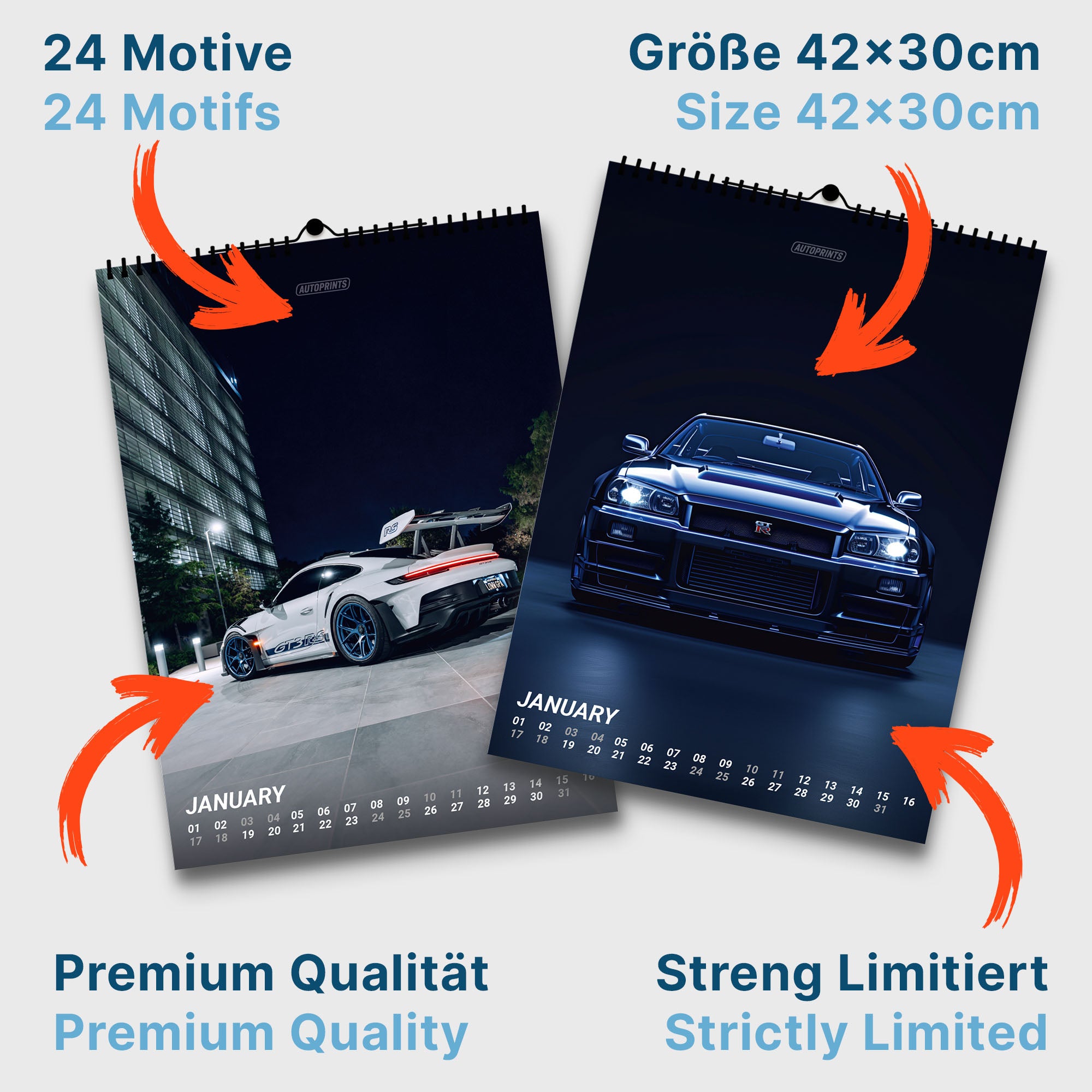CAR CULTURE 2026 2in1 Premium Autokalender