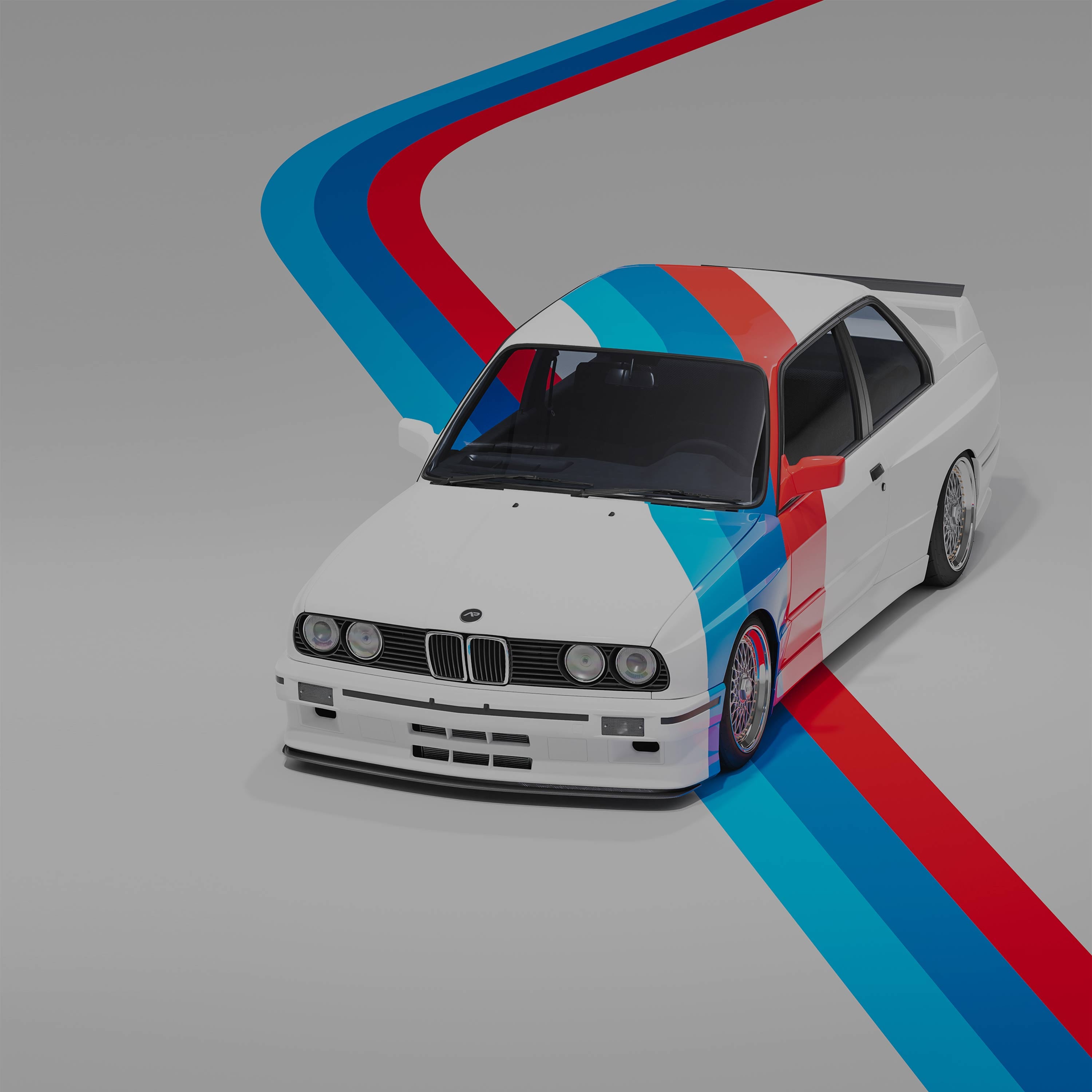 AUTOPRINTS Premium Poster 50x70cm | BMW Motive