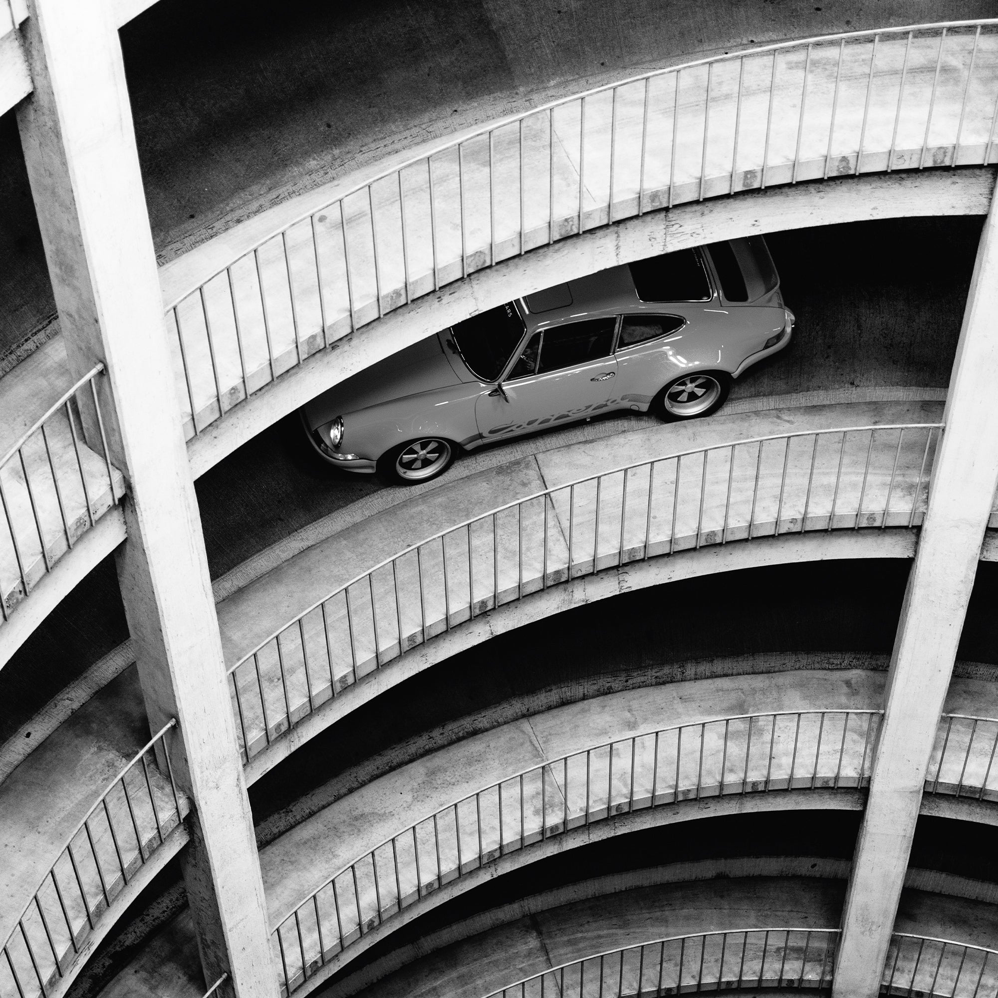 Parking Garage BW