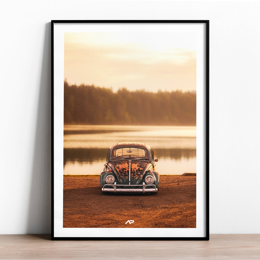 VW Beetle Das perfekte Geschenk für jeden Käfer-Fan Poster auf